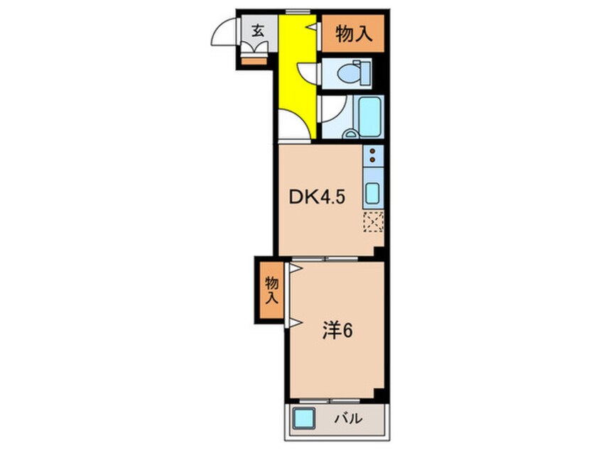 間取図 グレ－スタナカ