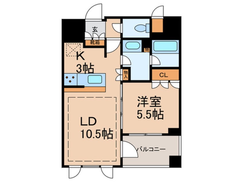 間取図 BELISTA小石川竹早町（103）