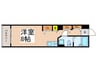 エテルノ浅草橋（403） 1Rの間取り