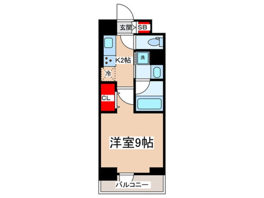 間取図 メアヌイ錦糸町