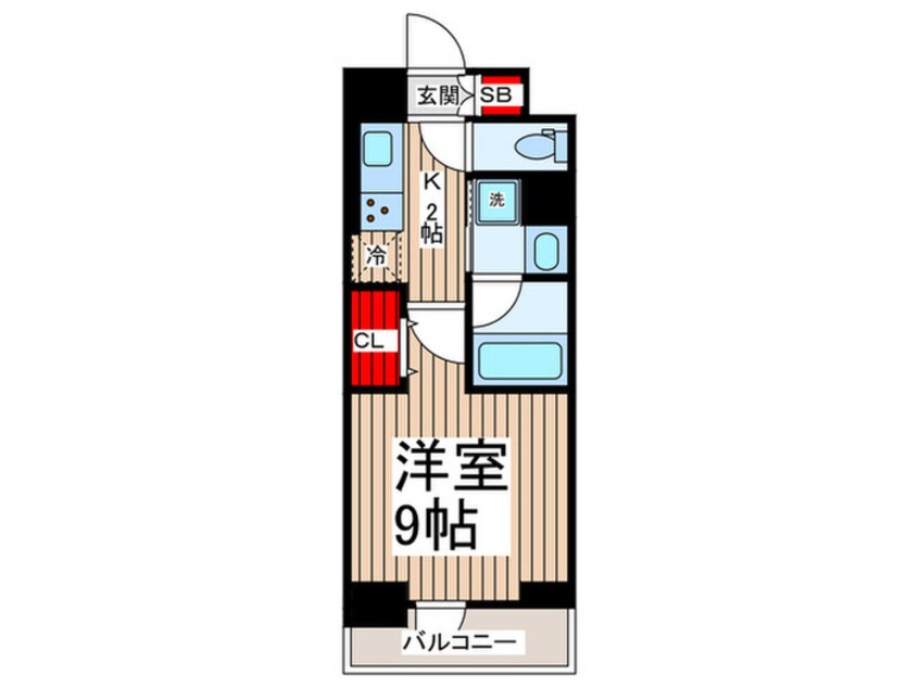 間取図 メアヌイ錦糸町
