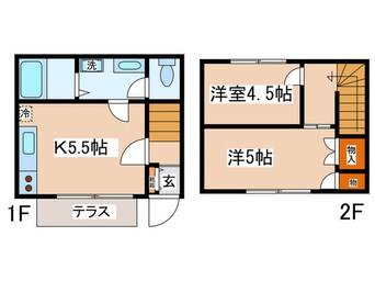 間取図 アム－ル大谷