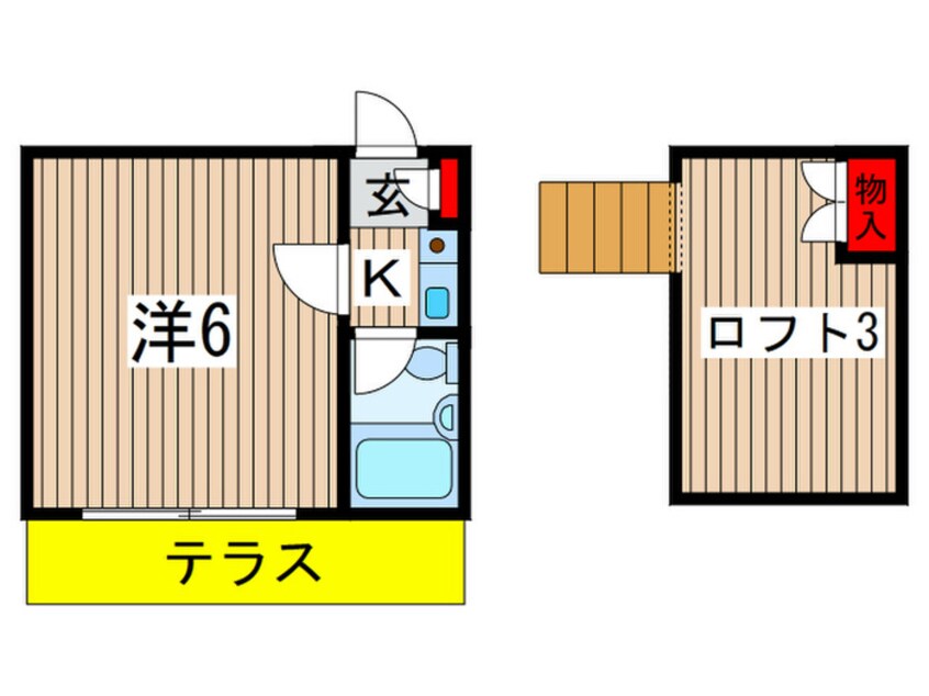 間取図 ジュネパレス稲毛第３