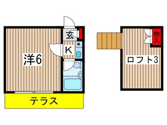 間取図 ジュネパレス稲毛第３