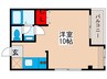 メゾン　セピアンローズ 1Rの間取り