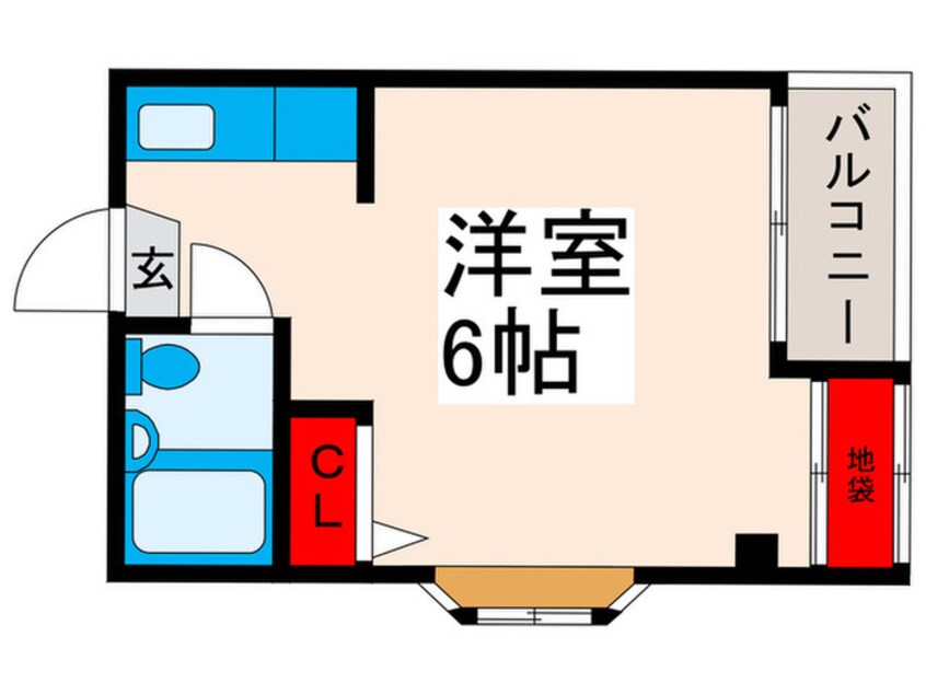 間取図 メゾン　セピアンローズ