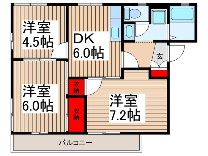 間取り図 グリーンヒルＡ