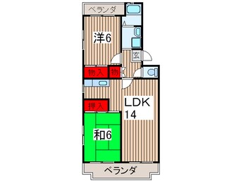 間取図 プリムロ―ズ南浦和