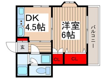 間取図 レジデンス大沢２番館