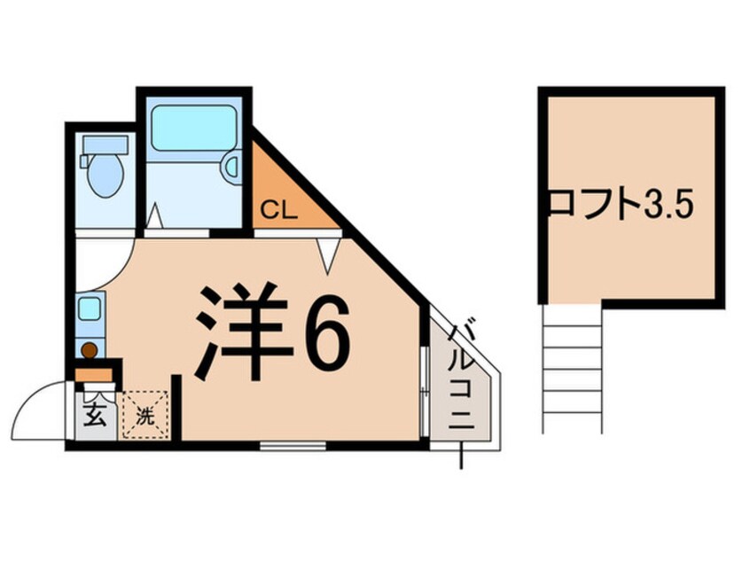 間取図 大口フォレストＢ