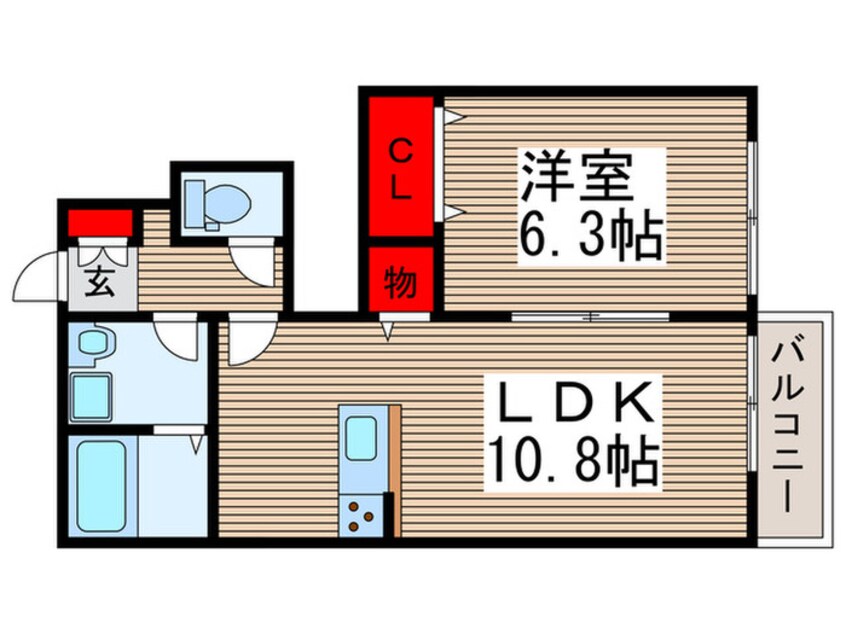 間取図 ホワイトフォレスト