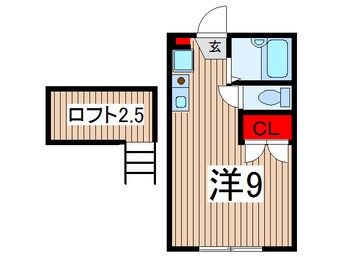 間取図 モンテクール清瀬イースト