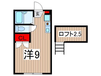 間取図 モンテクール清瀬イースト