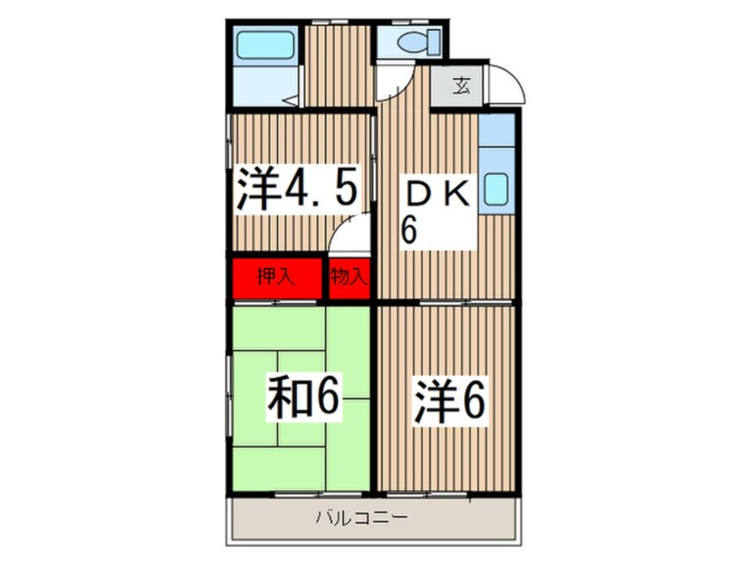 間取図 サンモールOZ