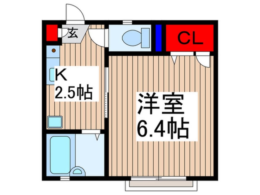 間取図 ｴﾎﾟﾆｰﾙ