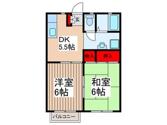 間取図 ツインコ－ト壱番館