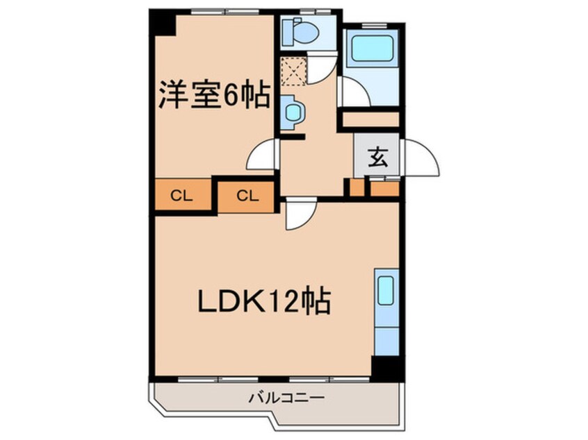 間取図 本宿マンション