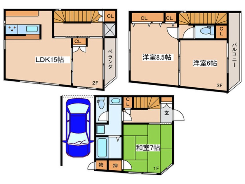 間取図 池袋３丁目戸建