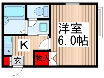 間取図 グランデュール市川E