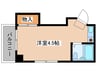 ハルナハイム 1Rの間取り