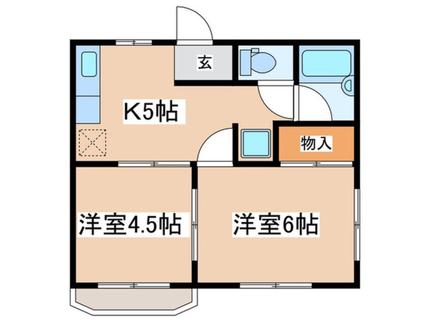 間取図 サンシャインコ－ポ２