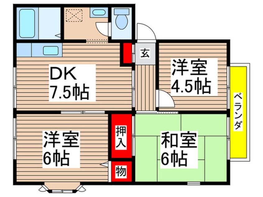 間取図 グランドール