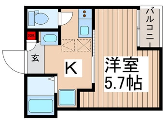 間取図 AT EASE東日暮里
