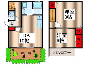 間取図 あかねハウス