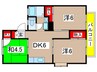 ファミール国立 3DKの間取り