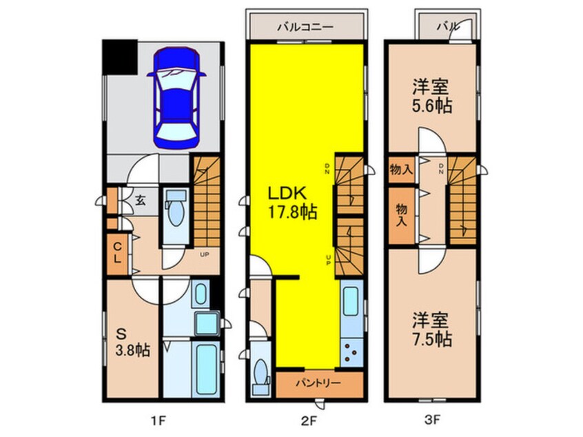 間取図 Sunときわ台