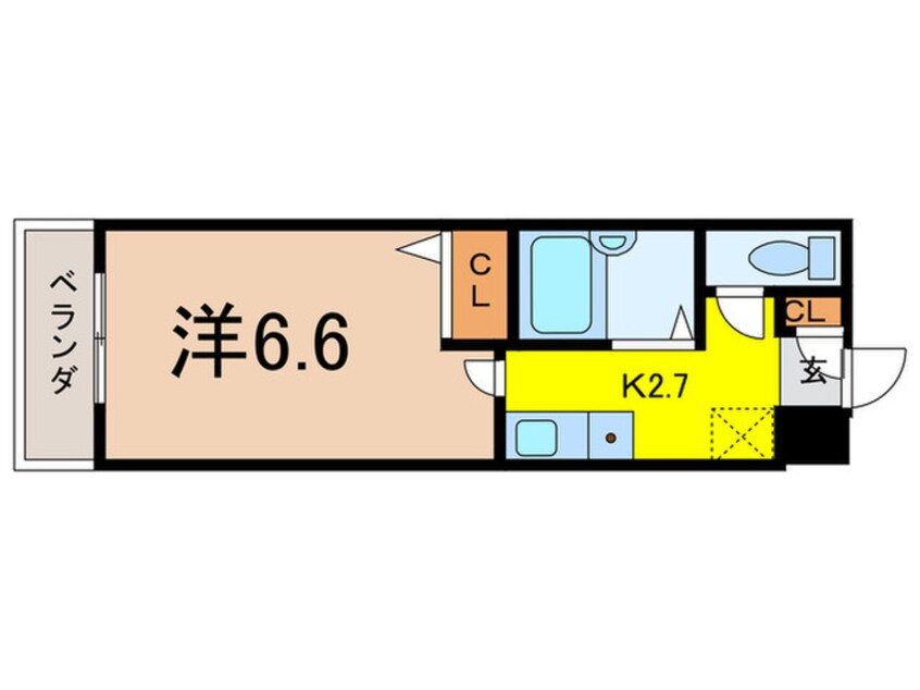 間取図 リゾグリフィンド－ルトウキョウ