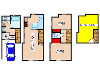 間取図 東生田邸