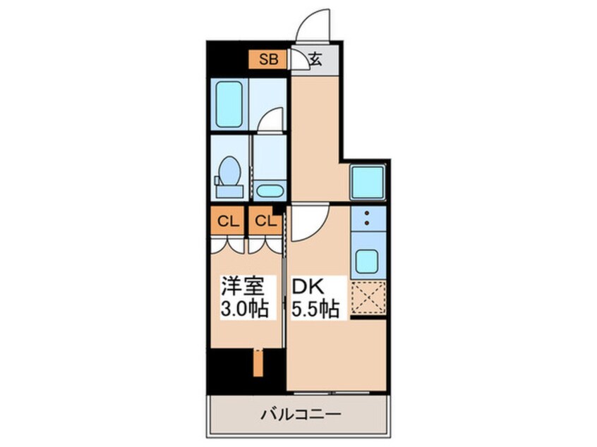 間取図 nido SHIN-OKACHIMACHI