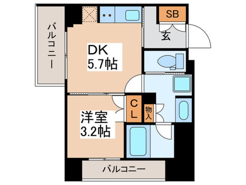 間取図 nido SHIN-OKACHIMACHI