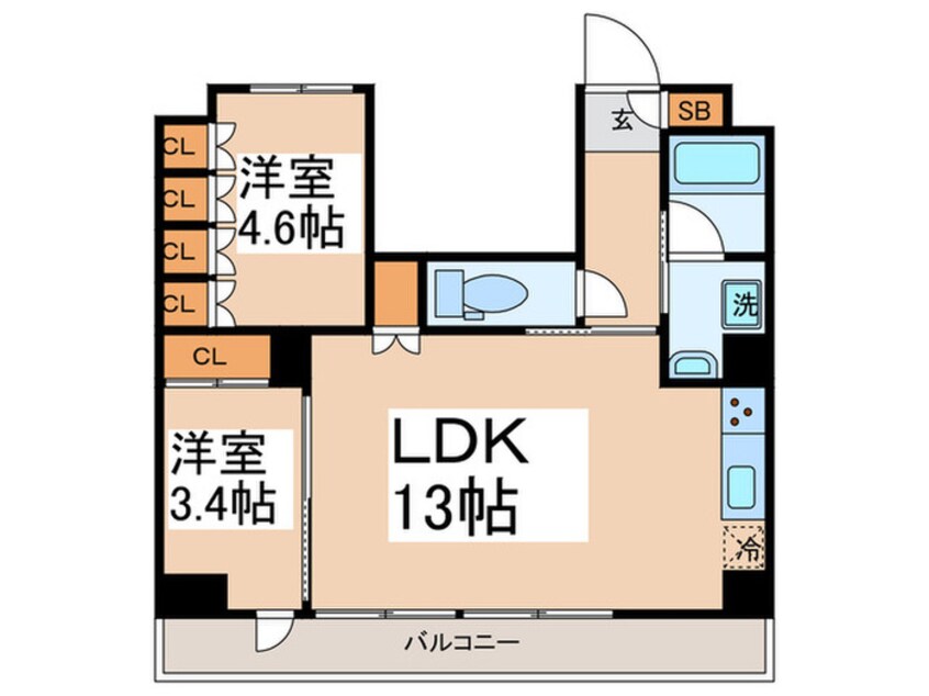 間取図 nido SHIN-OKACHIMACHI