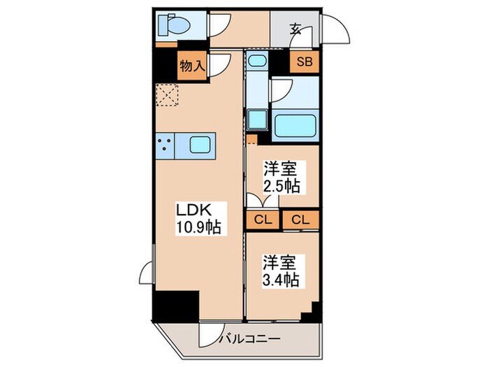 間取り図 nido SHIN-OKACHIMACHI
