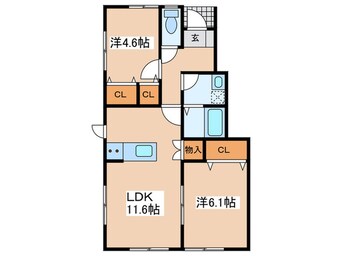 間取図 ラヴィ－タ２号