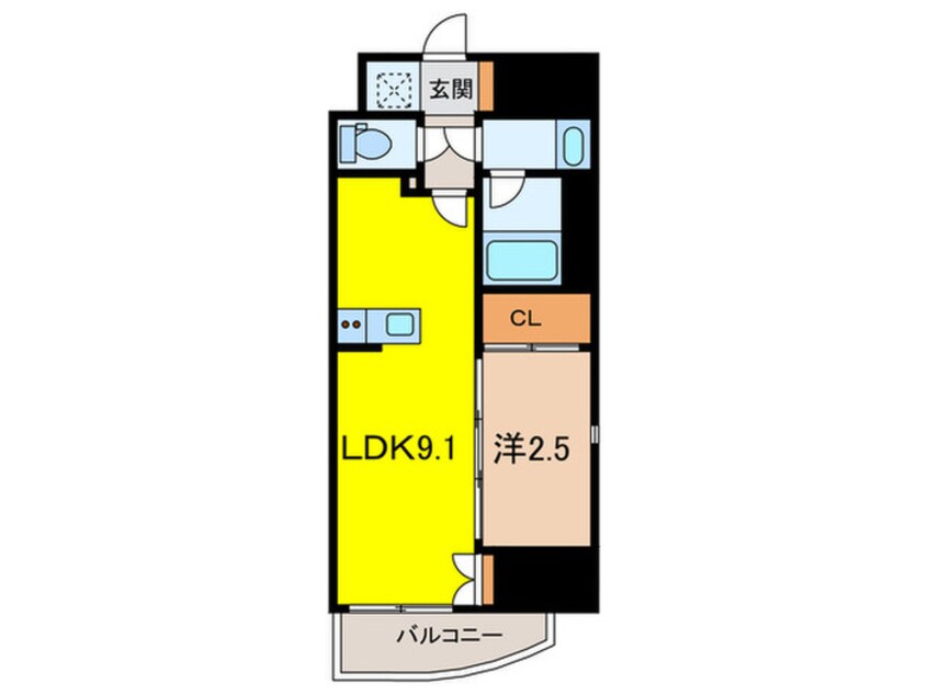 間取図 ミュプレ巣鴨駅前