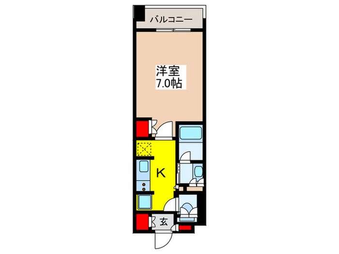 間取り図 ﾐﾘｱﾚｼﾞﾃﾞﾝｽ日本橋人形町