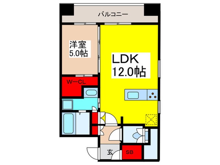 間取り図 ﾐﾘｱﾚｼﾞﾃﾞﾝｽ日本橋人形町