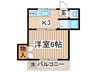 ラフォーレユー 1Kの間取り
