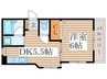 ローズマンション 1DKの間取り
