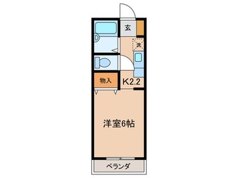 間取図 ルミエール西府