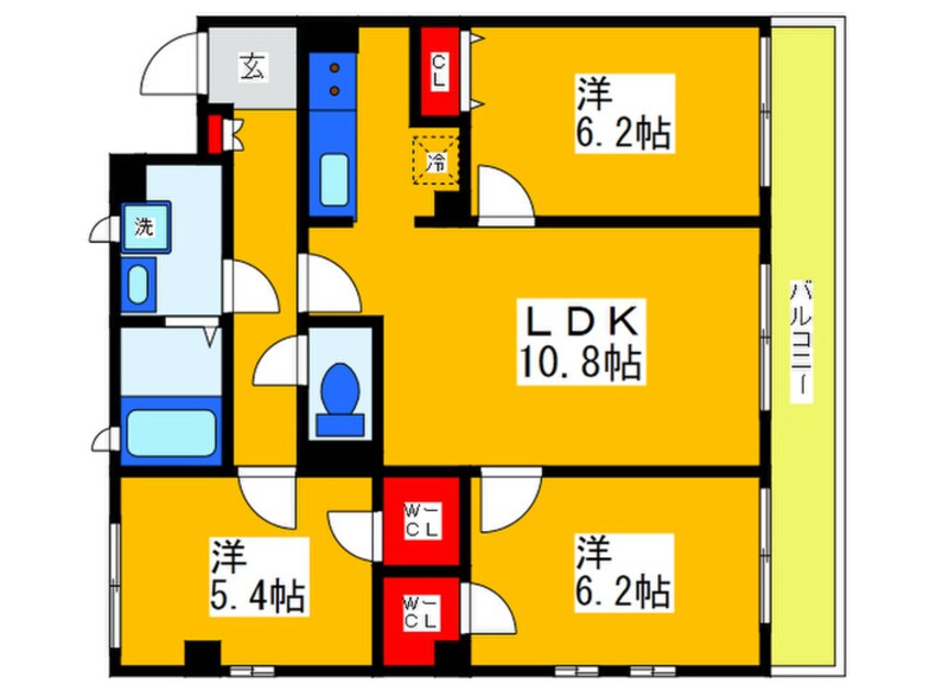 間取図 ＣａｓａＤｏｍａｎｉ