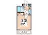 セントラルパーク 1Kの間取り