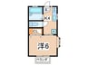 アルファトーレ 1Kの間取り