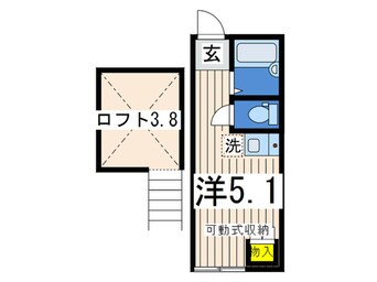 間取図 カーサビスタ横浜六浦