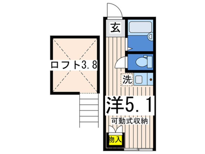 間取図 カーサビスタ横浜六浦