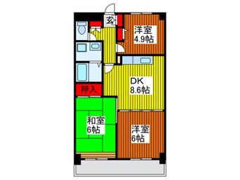 間取図 エスポワール喜沢