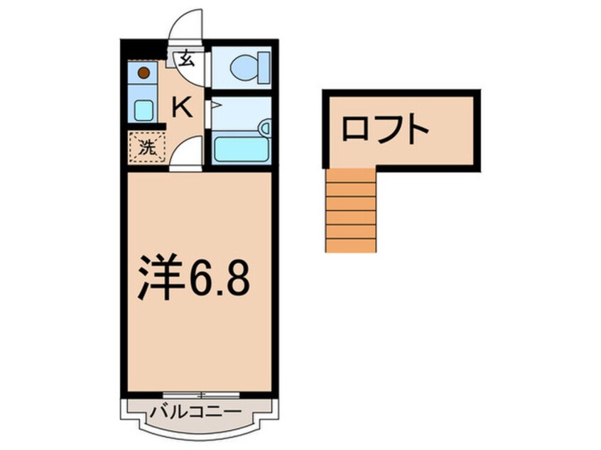 間取図 サンジュネス東大泉